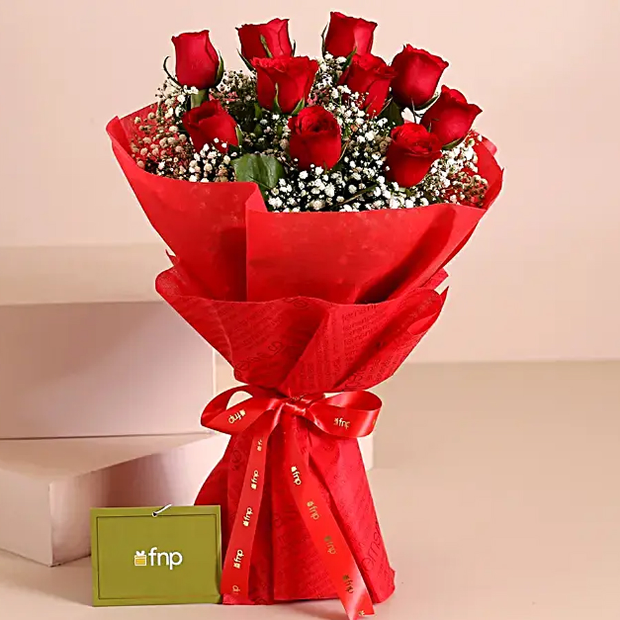 Timeless Love Red Roses Bouquet
